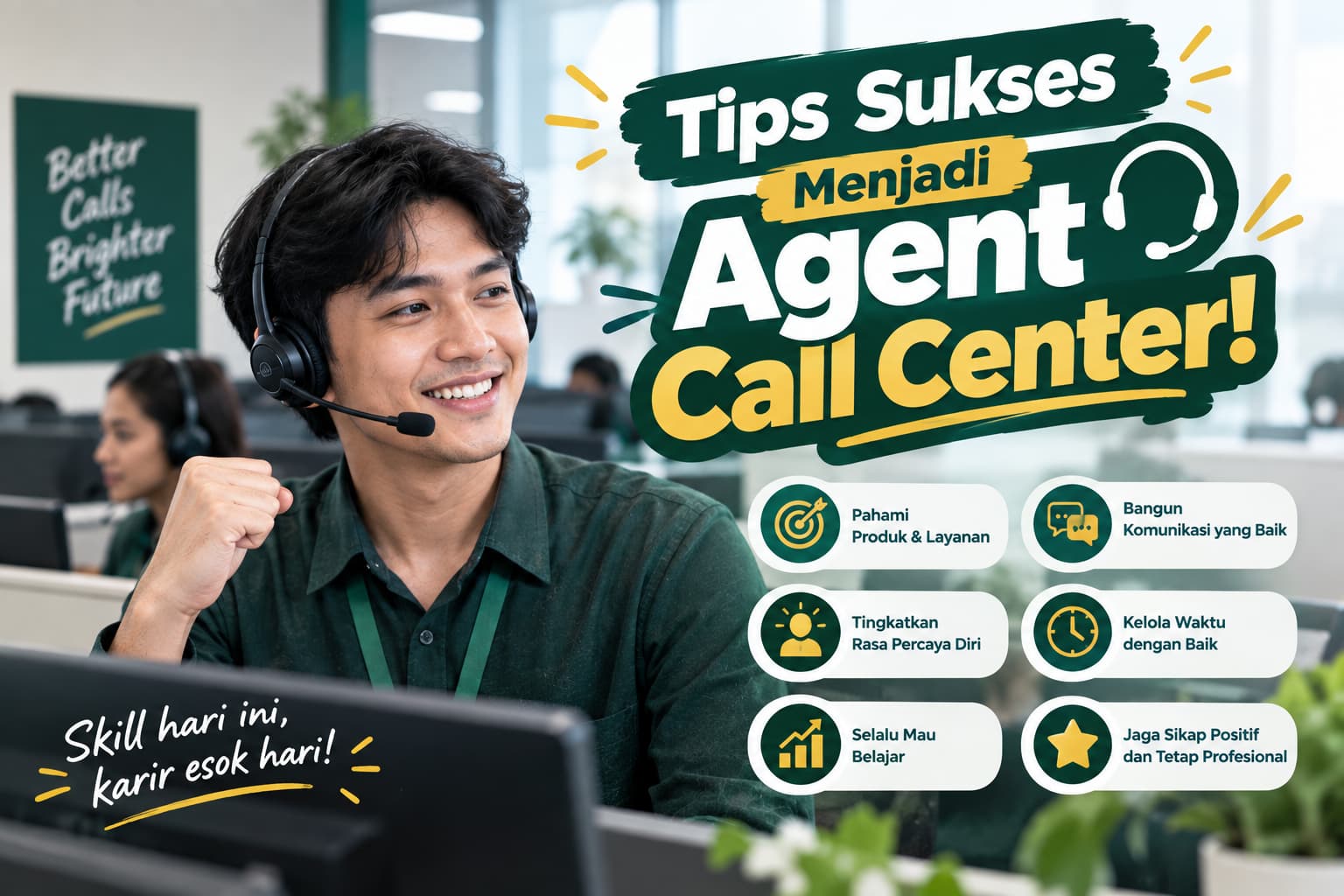 Tips Sukses Menjadi Agent Call Center !